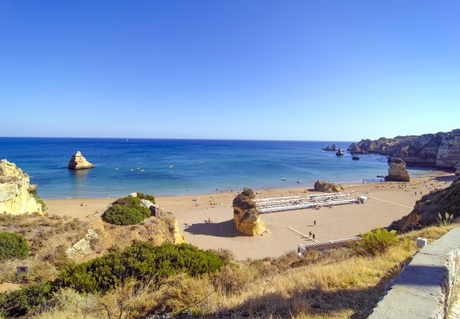 Praia Dona Ana in Lagos, Algarve, Portugal Praia Dona Ana in Lagos, Algarve, Portugal