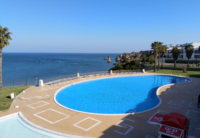 Iberlagos Community Pool with Sea View Community pool with sea view of Iberlagos in Lagos, Algarve, Portugal