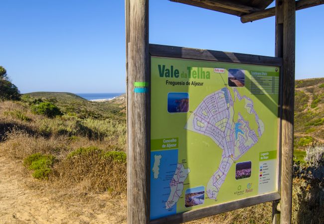 Karte von Vale da Telha Karte von Vale da Telha