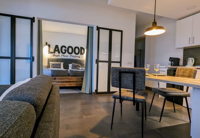 Ferienwohnung in Lagos - Lagood, eine moderne Traumwohnung mit Blick auf die Bucht von Lagos, für 2 Ferienwohnung in Lagos - Lagood, eine moderne Traumwohnung mit Blick auf die Bucht von Lagos, für 2
